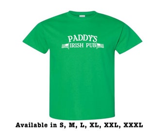 Always Sunny in Philadelphia Paddy's Pub Shirt - Paddy's Pub Tee - Sizes S, M, L, XL, XXL, XXXL
