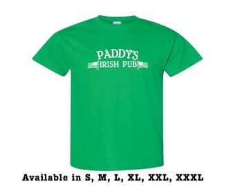 Always Sunny in Philadelphia Paddy's Pub Shirt - Paddy's Pub Tee - Sizes S, M, L, XL, XXL, XXXL