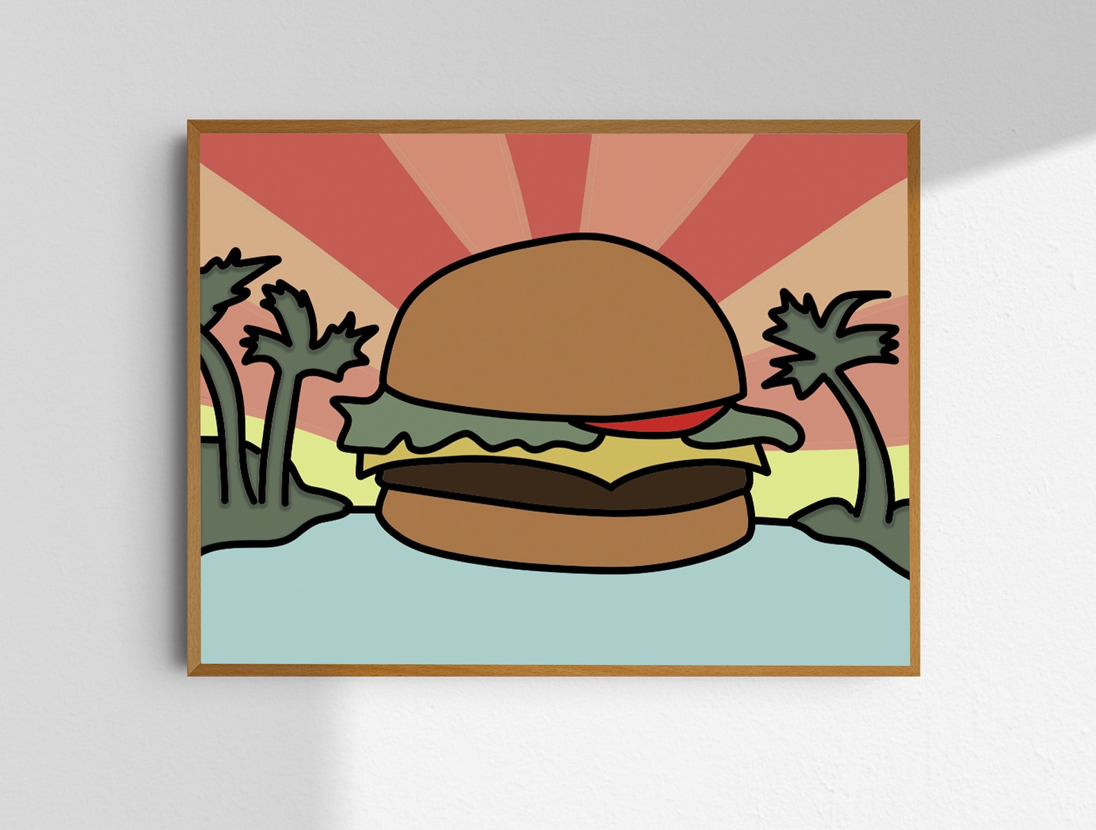 Bob's Burgers Art Cheeseburger in Paradise Poster Etsy