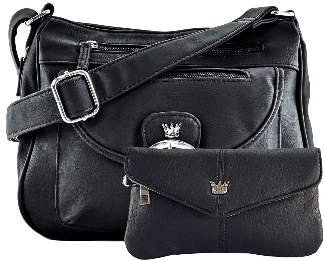 Gift Set Purse King Pistol CCW Conceal Carry Bag & Wristlet, Concealed