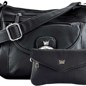 Set de regalo: Purse King Pistol CCW Conceal Carry Bag & Wristlet, Hidden Carry Handbag, Organizador Purse, Wallet, Gift for Her, Gift for Mom