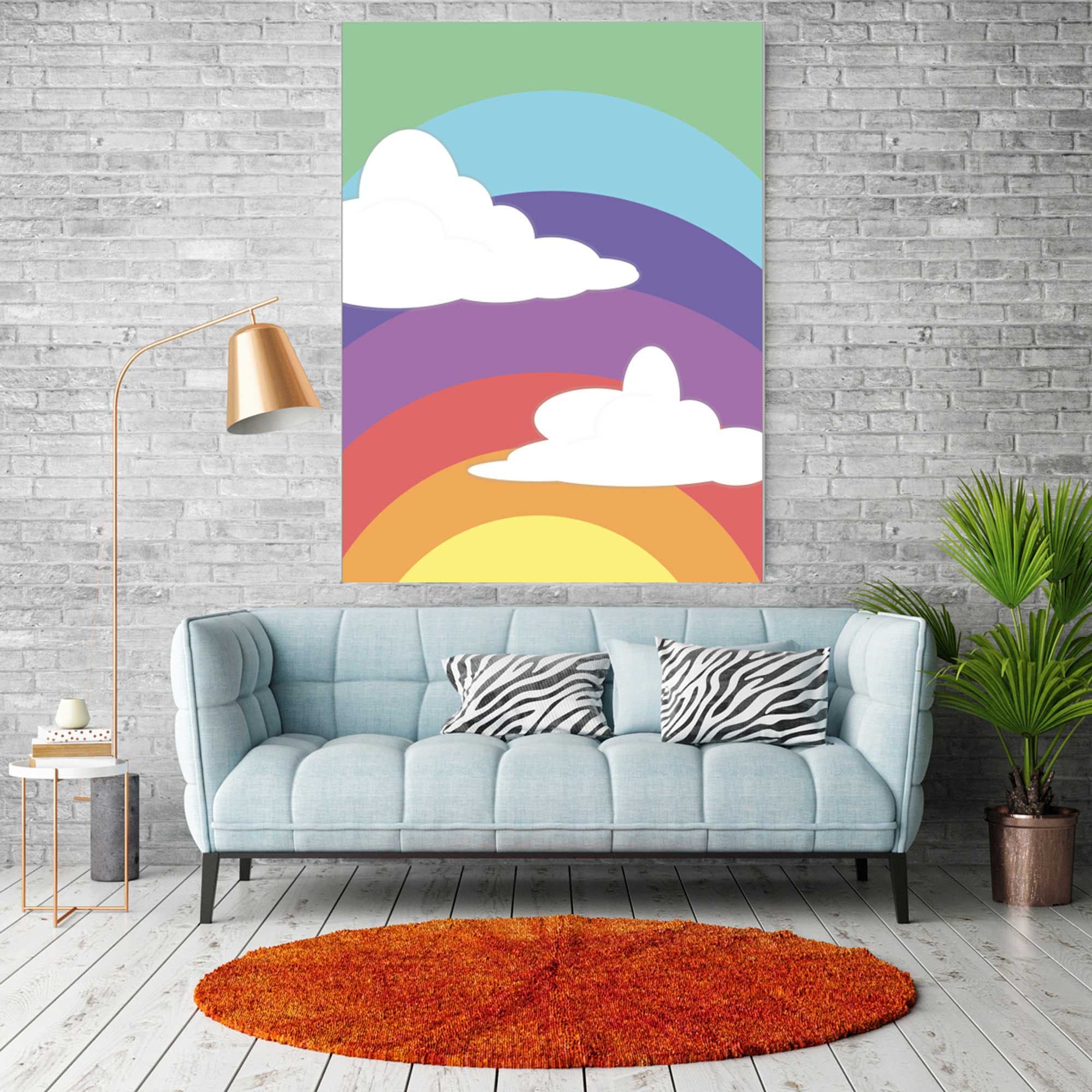 Tina Belcher Rainbow Bedroom Print Bob's Burgers TV Show Etsy