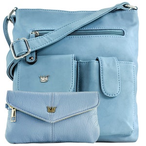Set de regalo: bolso King Colt CCW Conceal Carry Bolso y pulsera, Bolso de transporte oculto, Monedero organizador, Billetera, Regalo para ella, Regalo para mamá