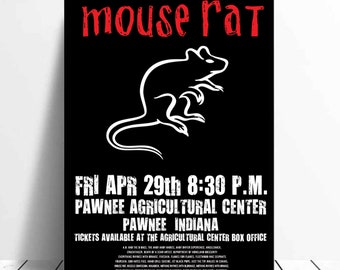 Parks & Rec Mouse Rat Print, Framed Poster, Parks and Recreation Print, Mouse Rat Poster, Framed Print, Wall Decor, Office Decor, Home Decor