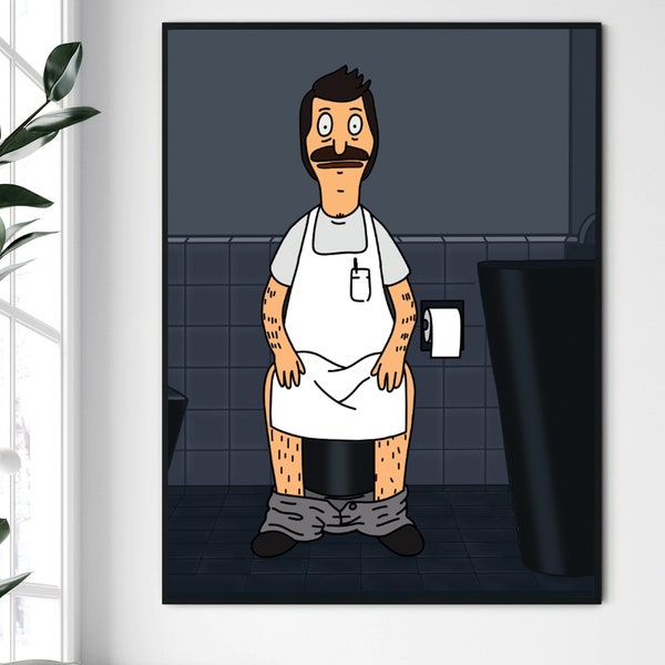 Bob's Burgers Art Bathroom - Etsy
