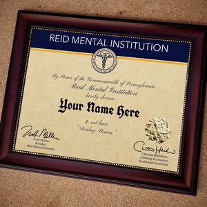 Donkey Brains Certificate Its Always Sunny Donkey Brain - Etsy