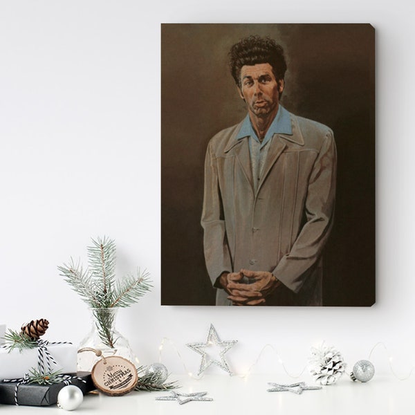 The Kramer Portrait - Kramer Painting - The Kramer Painting - Kramer Print - Frame Kramer Poster - Kramer Canvas Print - Cosmo Kramer Tv Art