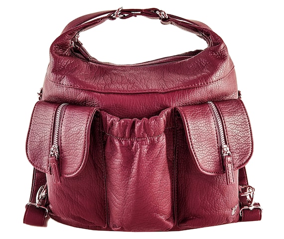 leather concealed carry backpack