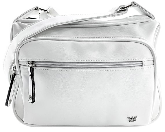 Borsa A Tracolla In Pelle Marshal – Organizer Portafoglio Multitasche, Marrone Naturale, Nuova Con Etichette - Foto 4