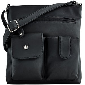 Colt CCW bolso bandolera de transporte oculto, bolsos organizadores ligeros, bolso de pistola de transporte oculto, bolso mensajero de cuero, correa ajustable