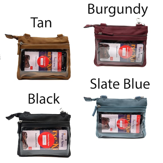 Nylon Bandoulière Multi-Compartments Dissimulé Transport Sac