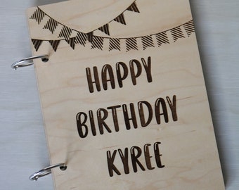 Personalized Birthday Card Keeper