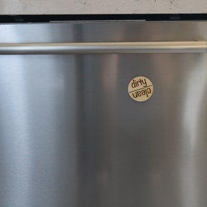 Aimant pour lave-vaisselle sale/propre en bois d&#39;érable