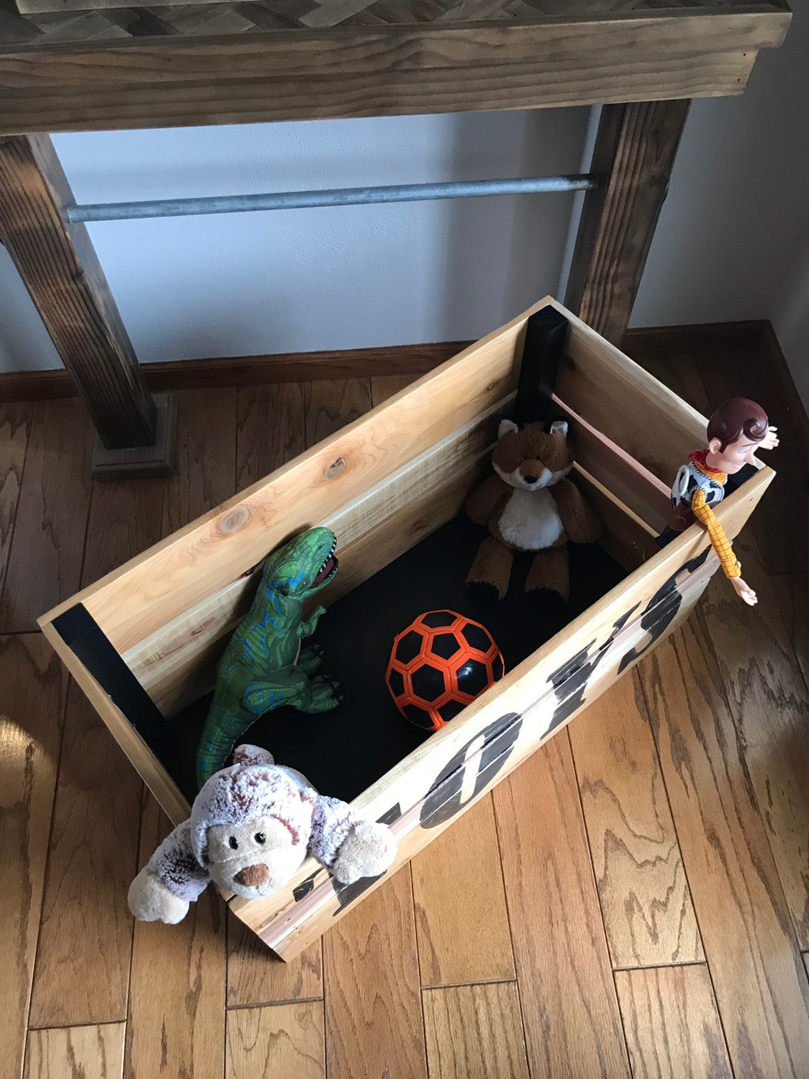 Toy Crate Rustic Crate Toy Storage Toy Box Kids Room | Etsy