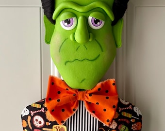 Halloween Frank Wreath Attachment, The Groom, Frankie, Halloween Wreath, Holiday Decor, Sweet Treats, Trick Or Treat