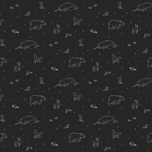 Wallpaper Animals in the Stars - Etsy