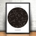 Custom Star Map by Date, Digital Download Night Sky Poster, Personalized Printable Constellation ...