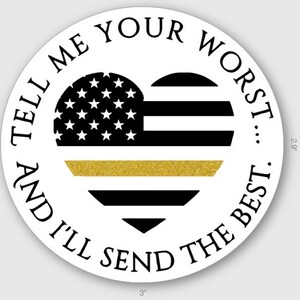 Rookie Tears Sticker 911 Dispatcher Stickers Police - Etsy