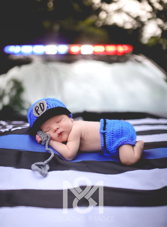baby police hat