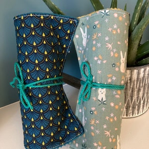 Toalhas de papel reutilizáveis e laváveis, guardanapos de mesa
