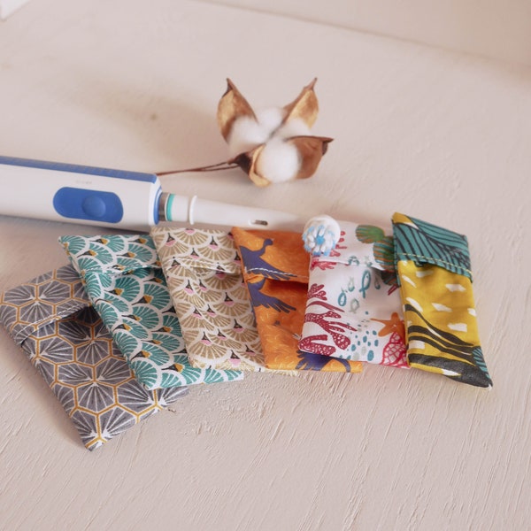 Pochette brossettes pour brosse à dent électrique/ Coton tige