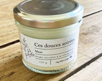 Bougie parfumée naturelle