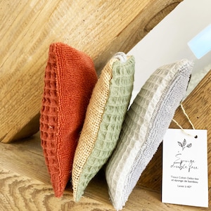 Washable and reusable dishwashing sponge