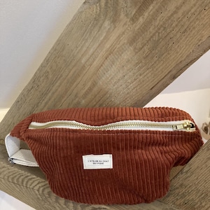 SAC BANANE VELOURS