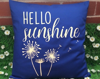 Hello pillow | Etsy Pillow Cover Smells Like Sunshine