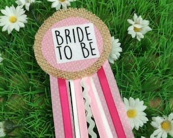 Hen Party Braut Braut Band Corsage Abzeichen zu sein