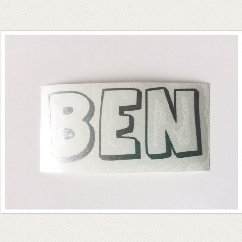 Vinyl Decal Stickers Personalised Name Sticker Custom Decal Etsy
