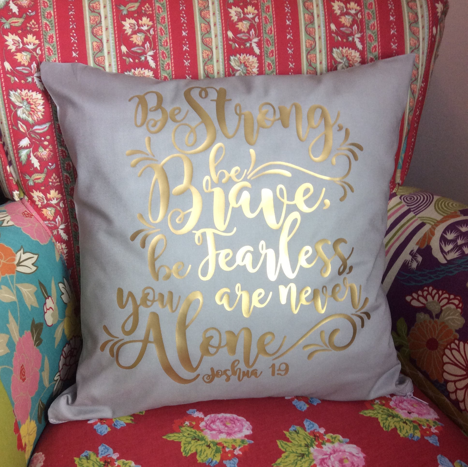 Christian Gifts Bible Verse Cushion Cover Etsy UK