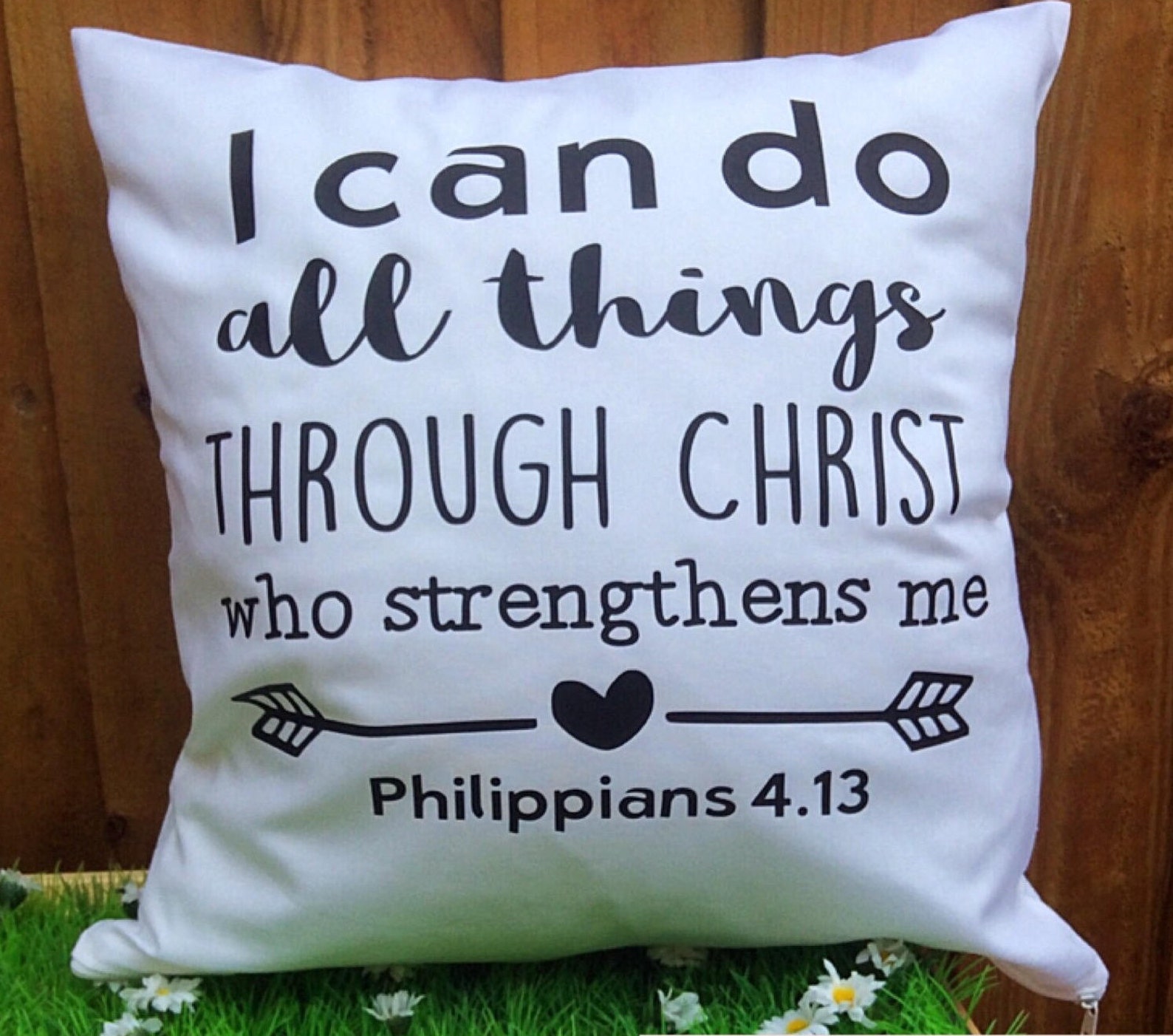 Christian Gifts Bible Verse Scripture Cushion Cover Etsy