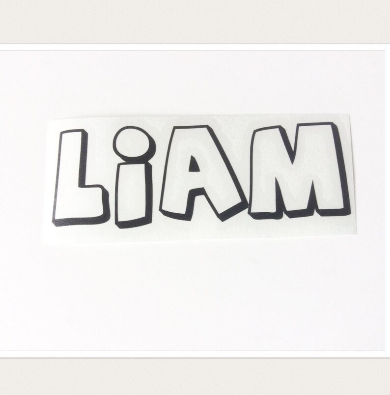 Vinyl Decal Stickers Personalised Name Sticker Custom Decal Etsy