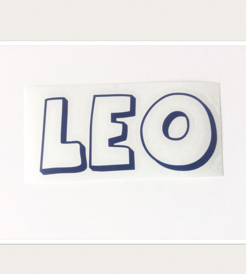 Vinyl Decal Stickers Personalised Name Sticker Custom Decal Etsy