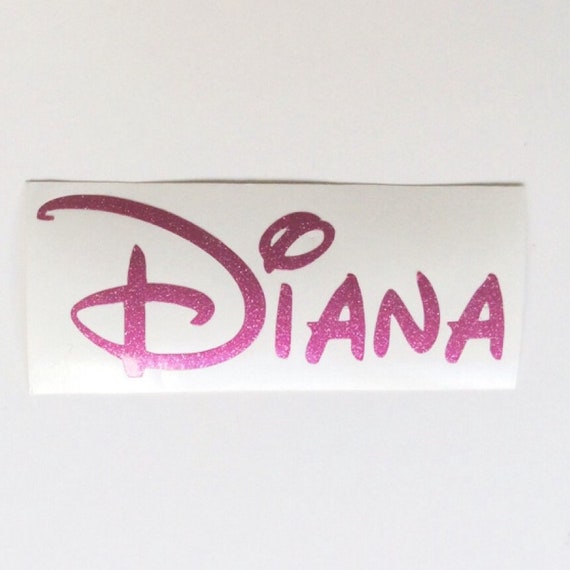 Details about   Personalised Disney Font Sticker Printed Any Name Create Your Own Custom Text 
