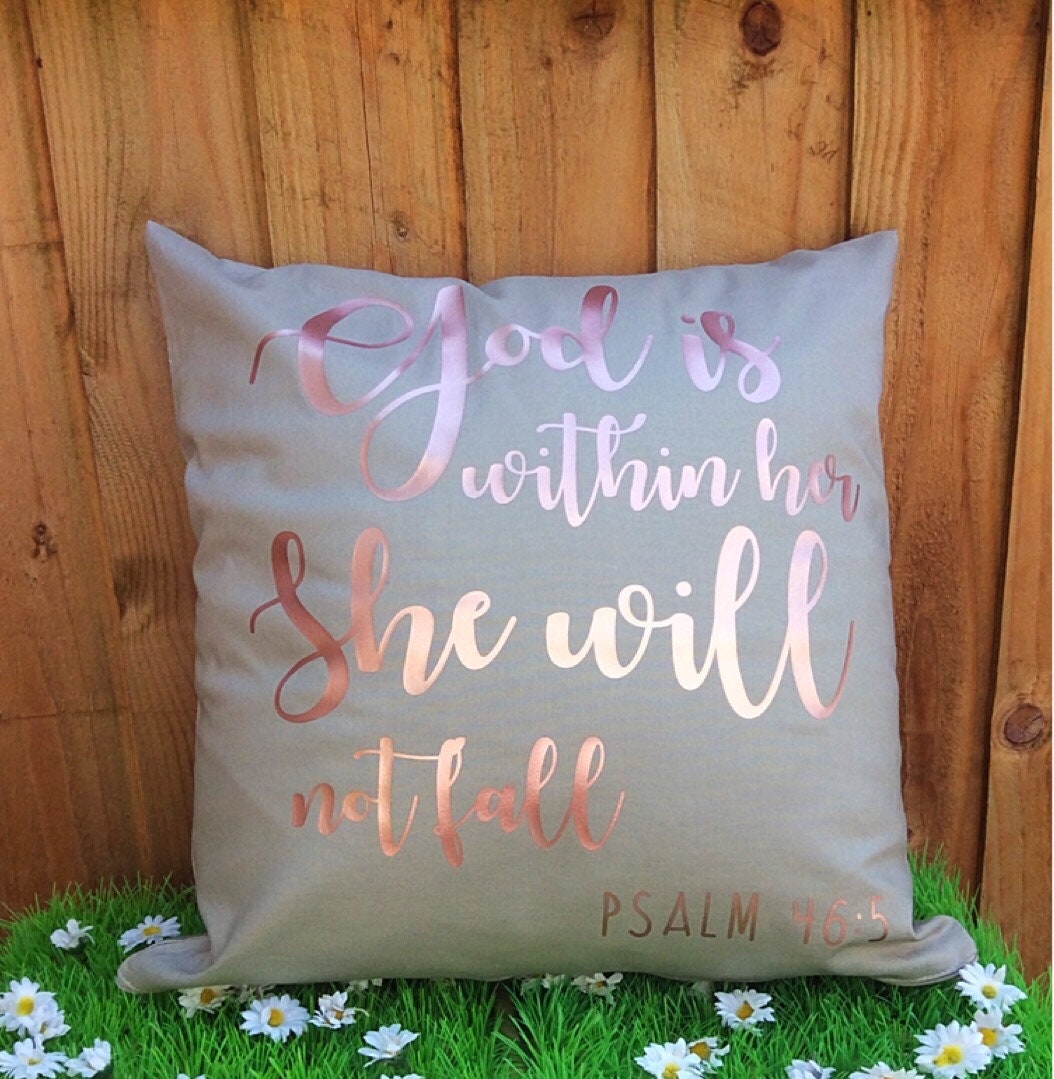 Christian Gift Scripture Pillow Bible Verse Cushion Cover Etsy