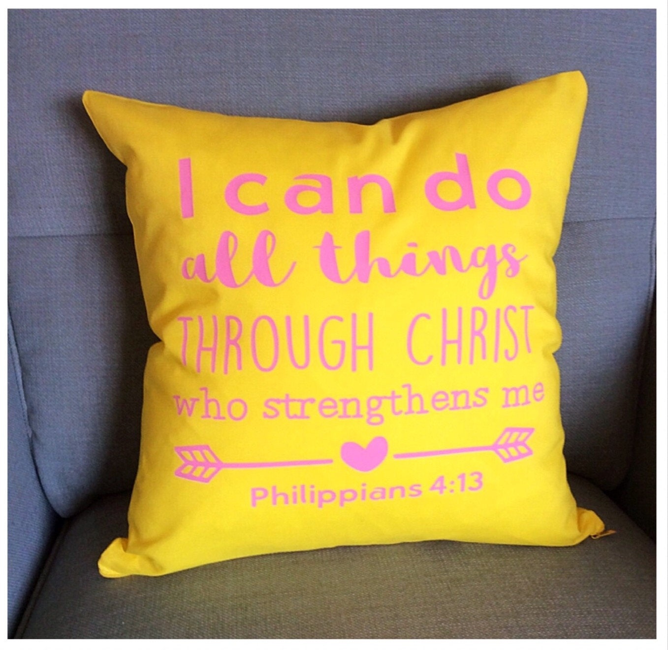 Christian Gifts Bible Verse Scripture Cushion Cover Etsy
