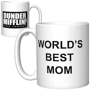 World&#39;s Best Mom Coffee Mug (The Office, Dunder Mifflin)