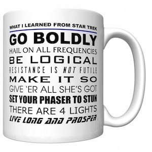 What I Learned From Star Trek Coffee Mug