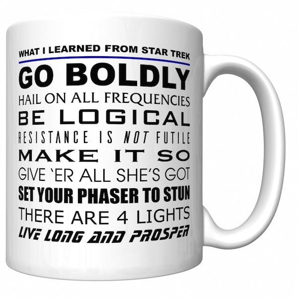 What I Learned From Star Trek Coffee Mug