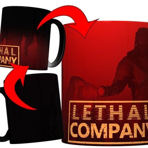 Lethal Company Title Screen Coffee Mug  Magic Color Changing Coffee Mug