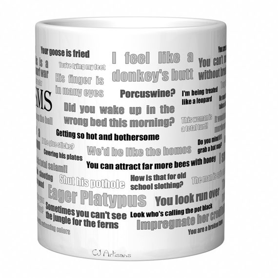 no: The Delivery You Can't Refuse White Mugs - Exclusive  Italian-Inspired Humorous Design by Uncle Louie Variety Show