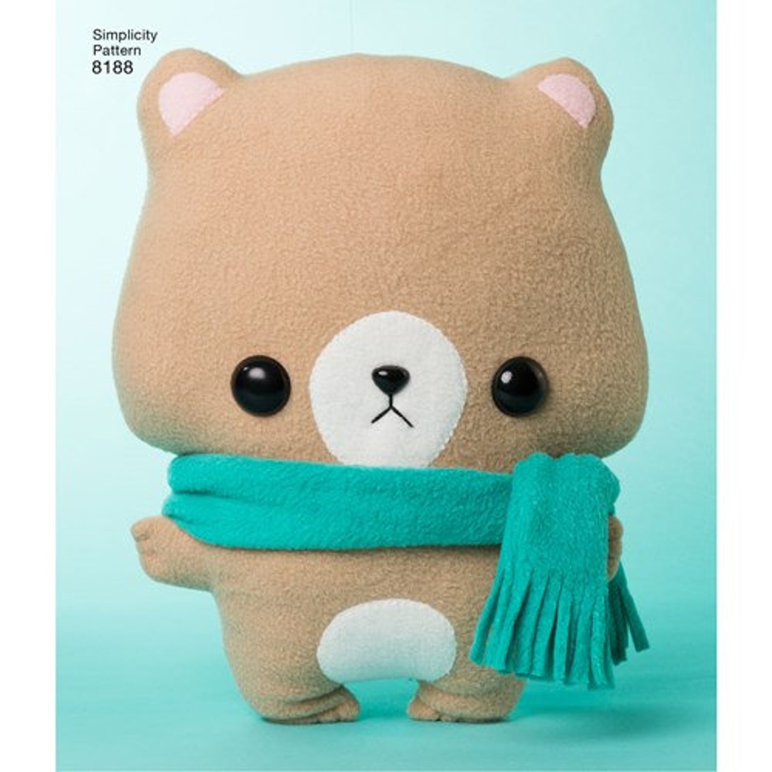 Simplicity Pattern 8188 Teacup Lion Designs Stuffed Fox Wolf Etsy