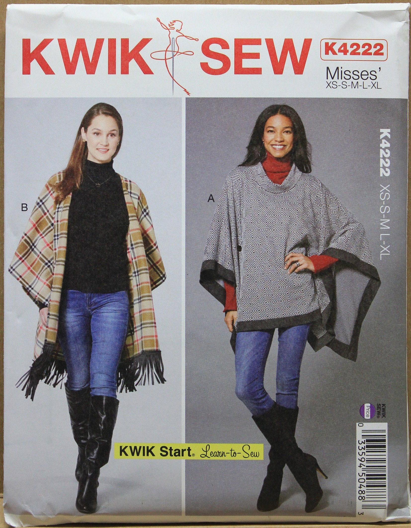 Kwik Sew Patterns K0235OS Bags Sewing Pattern, Tissue, Multi