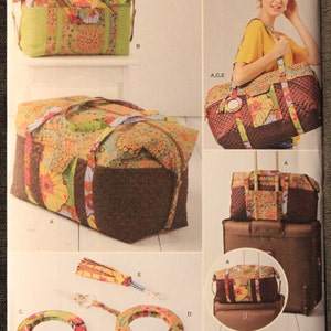 Simplicity Pattern 8710  Studio Cherie  Luggage Bags, Key Ring, and Tassel Fob