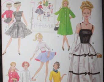 NEW Simplicity Doll Clothes Pattern #5785 for 11" Barbie Dolls NEW Simplicity Doll Clothes Pattern #5785 for 11" Barbie Dolls