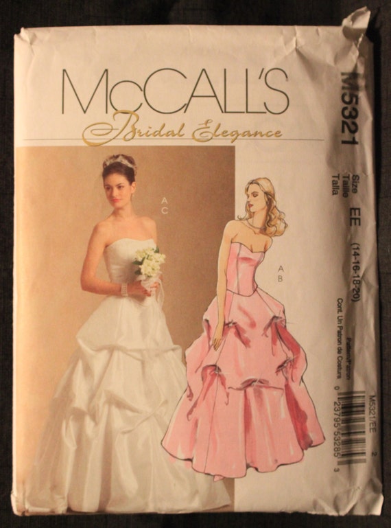 McCall/'s 5321 Misses/' Bridal Top and Skirt Sewing Pattern
