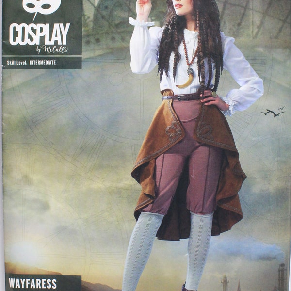 Cosplay By McCalls M2085 E5 Wayfaress Misses' Pirate Pants in Sizes 14-16-18-20-22