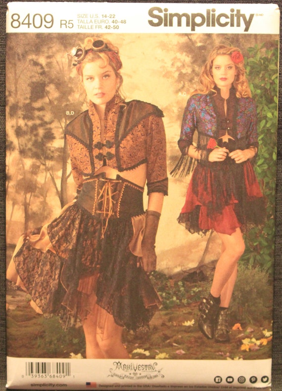 Simplicity Arkivestry Misses Costume Coats-14-16-18-20-22 Simplicity Arkivestry Misses Costume Coats-14-16-18-20-22